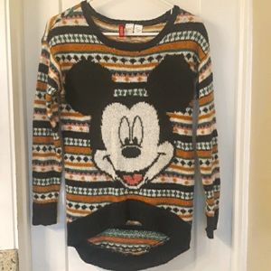 Mickey Mouse long sleeve sweater size small